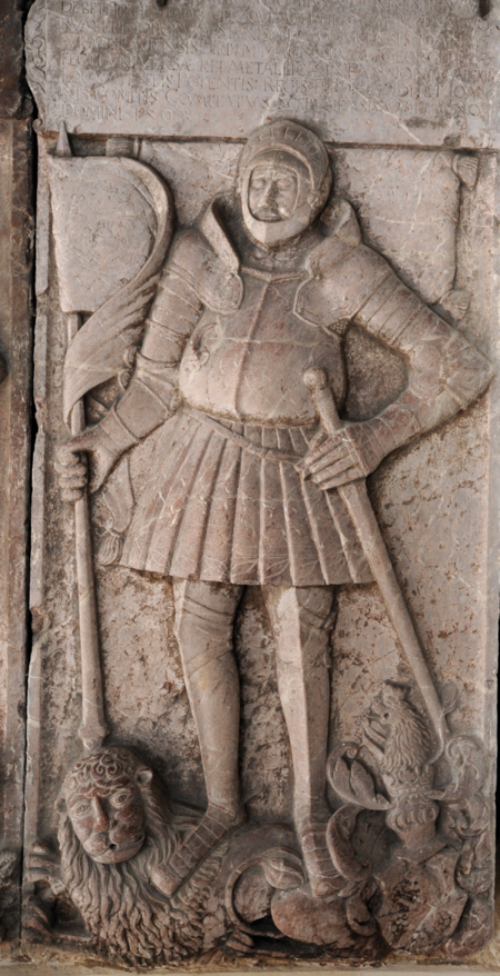 Płyta nagrobna zmarłego 10 października 1508 roku Jana Turzona z panteonu Turzonów
w kościele św. Jakuba w Lewoczy na Słowacji