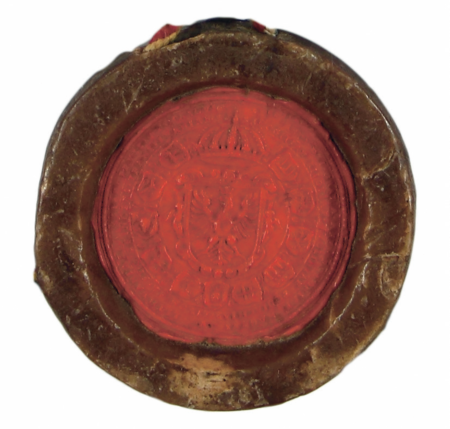 Dokument wydany w 1583 roku w Krakowie przez Stefana Batorego, w którym król zatwierdził statut cechu słodowników,
piwowarów i karczmarzy kazimierskich, przyjęty wcześniej przez urzędujących i starych rajców kazimierskich, ze Stanisławem
Swiebodą młodszym w składzie; przy dokumencie pieczęć średnia koronna – oraz zbliżenie pieczęci i zapisu imienia
(Archiwum Narodowe w Krakowie, sygn. perg. 678)