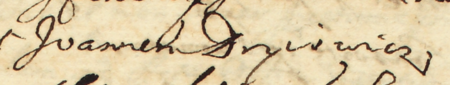Z księgi radzieckiej Kleparza obejmującej lata 1671–1673: fragment wpisu z 1673 roku dotyczącego
wyboru na urząd rajcy kleparskiego dotychczasowego ławnika Jana Dryjewicza – oraz zbliżenie zapisu imienia
(Archiwum Narodowe w Krakowie, sygn. KL 38, s. 229)