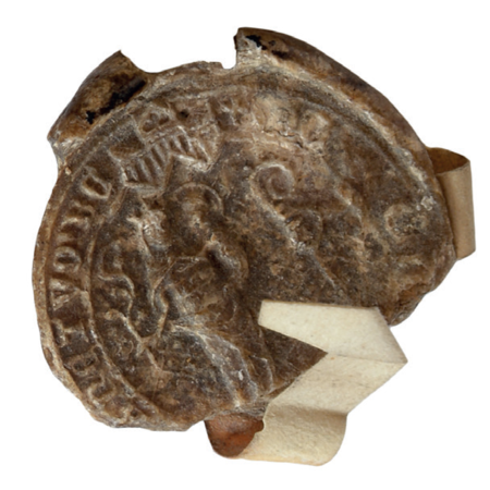 (1375)
Odcisk pieczęci gminnej Rybitw z 1927 roku
oraz pochodzące z 1375 roku odciski w szarym
wosku pieczęci opata klasztoru mogilskiego
z postacią opata z pastorałem w prawej,
z książką w lewej ręce i napisem w otoku:
S[IGILLUM] FR[ATR]IS NICOLAI
ABBATIS CLARE TUMBE, oraz klasztoru
mogilskiego z wyobrażeniem postaci Najświętszej
Panny z Dzieciątkiem Jezus
(Archiwum Narodowe w Krakowie,
sygn. PUZKr 57, nlb.; Archiwum Opactwa
Cystersów w Mogile, sygn. dypl. perg. 111)