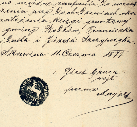 (Archiwum Narodowe w Krakowie, sygn. 29/464/1109, nlb.)