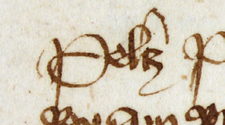 Z księgi miejskiej rachunkowej zawierającej wpisy z lat 1390–1391 strona 34 z zestawieniem wydatków poniesionych
w roku 1390 na wyjazdy w sprawach miasta, gdzie w pierwszej pozycji zapisano wyjazd Mikołaja Pelczera i Pawła Waltdorfa,
odnotowanego na urzędzie ławnika w 1388 roku – oraz powiększenie zapisu przydomka
(Archiwum Państwowe w Krakowie, sygn. rkps nr 1587, s. 34)