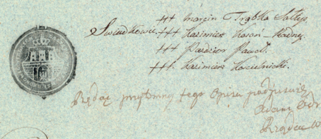 (Archiwum Narodowe w Krakowie, sygn. WM 575a, s. 187)