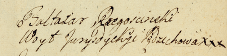 (Archiwum Narodowe w Krakowie, sygn. Jur. II-3, s. 19)