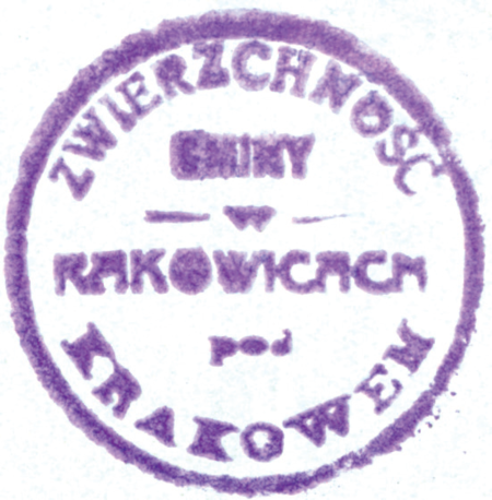 (1927)
Stempel metalowego tłoku pieczętnego
(lustrzane odbicie) wsi Rakowice, pochodzący
prawdopodobnie z przełomu wieków XVIII
i XIX, odcisk tej pieczęci z 1847 roku oraz
odciski pieczęci urzędowych Rakowic
z lat 1874 i 1927
(Archiwum Narodowe w Krakowie,
sygn. T 428; sygn. WM 563a, nlb.;
sygn. 29/465/1257, nlb.; PUZKr 57, nlb.)