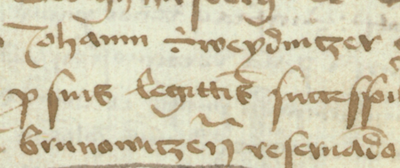 (Archiwum Narodowe w Krakowie, sygn. Teut. 3, s. 43)
* rajca i burmistrz krakowski, Poczet 2010, s. 303