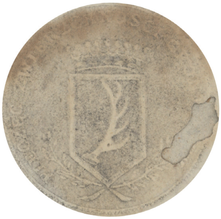 (1847)
Odciski pieczęci urzędowych Piasków
Wielkich z lat 1845 i 1914 oraz pieczęci
dominialnej Piasków Wielkich – w jej otoku
zachowany fragment napisu: PIECZĘĆ
ZWIERZCHNOŚCI GROMAD […]
(Archiwum Narodowe w Krakowie,
sygn. K. Krak. op. 76, s. 11; sygn. K. Krak.
op. 135, s. 25; Kobiela 2012, il. 13b)