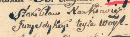 (Archiwum Narodowe w Krakowie, sygn. Jur. III-1, s. 73)