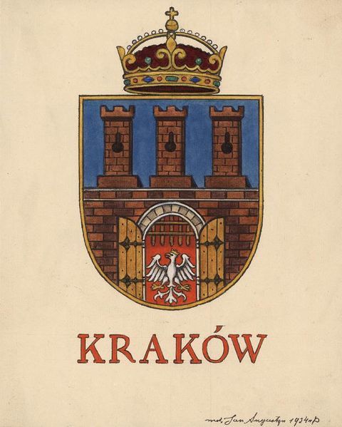 (477) Kraków – z tek Jana Augustyna, malunek z 1934 r.
(ANK, sygn. 29-673-844)