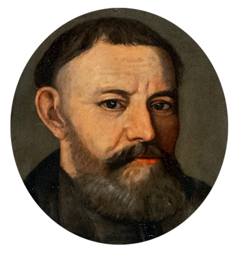 Wojciech SZTAMET
kupiec 
rajca od roku 1657
(mal. nieznany, z bazyliki Mariackiej)